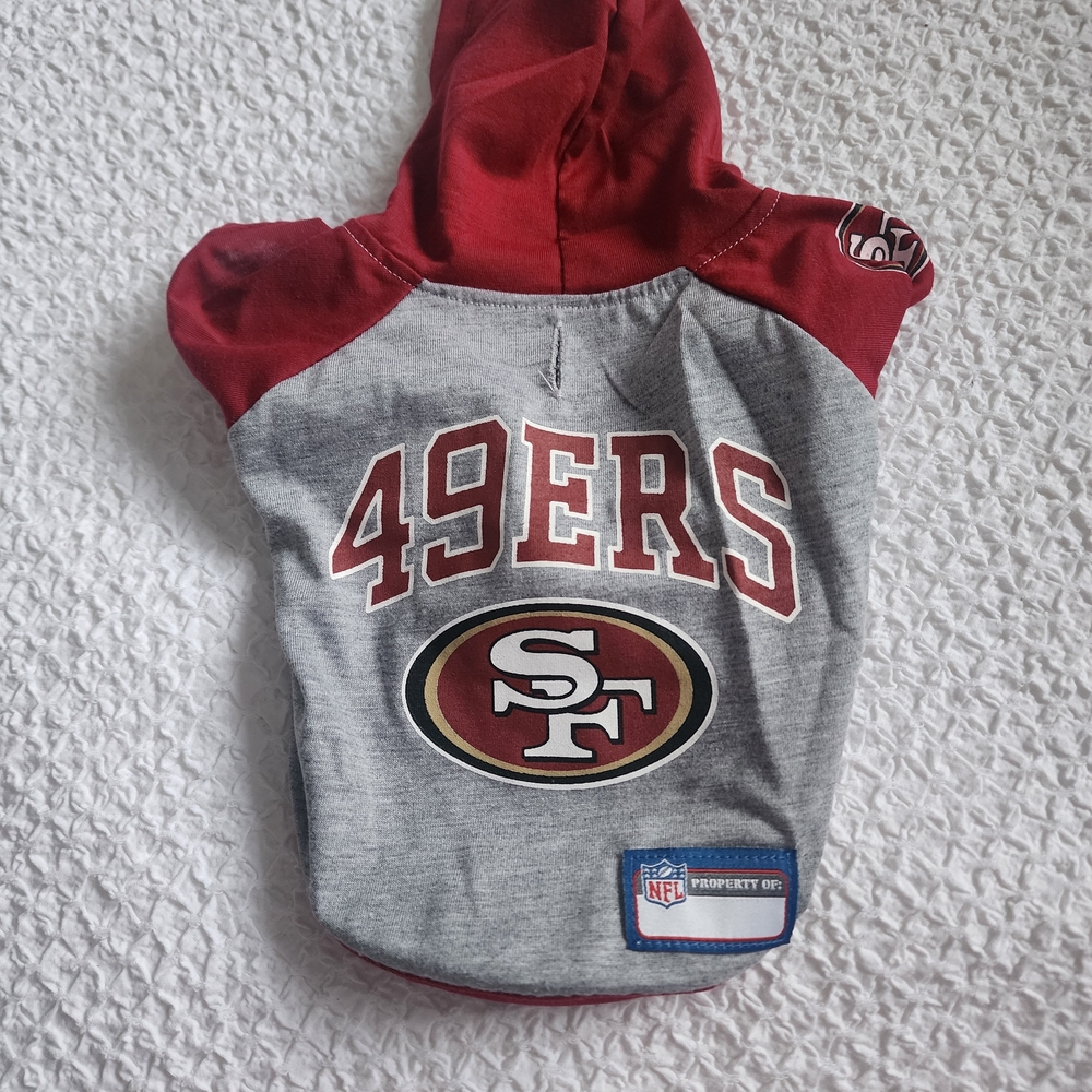 49ers Kids Hoodie - Red and Gray